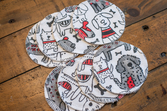 Cotton Rounds - Doodle Dogs