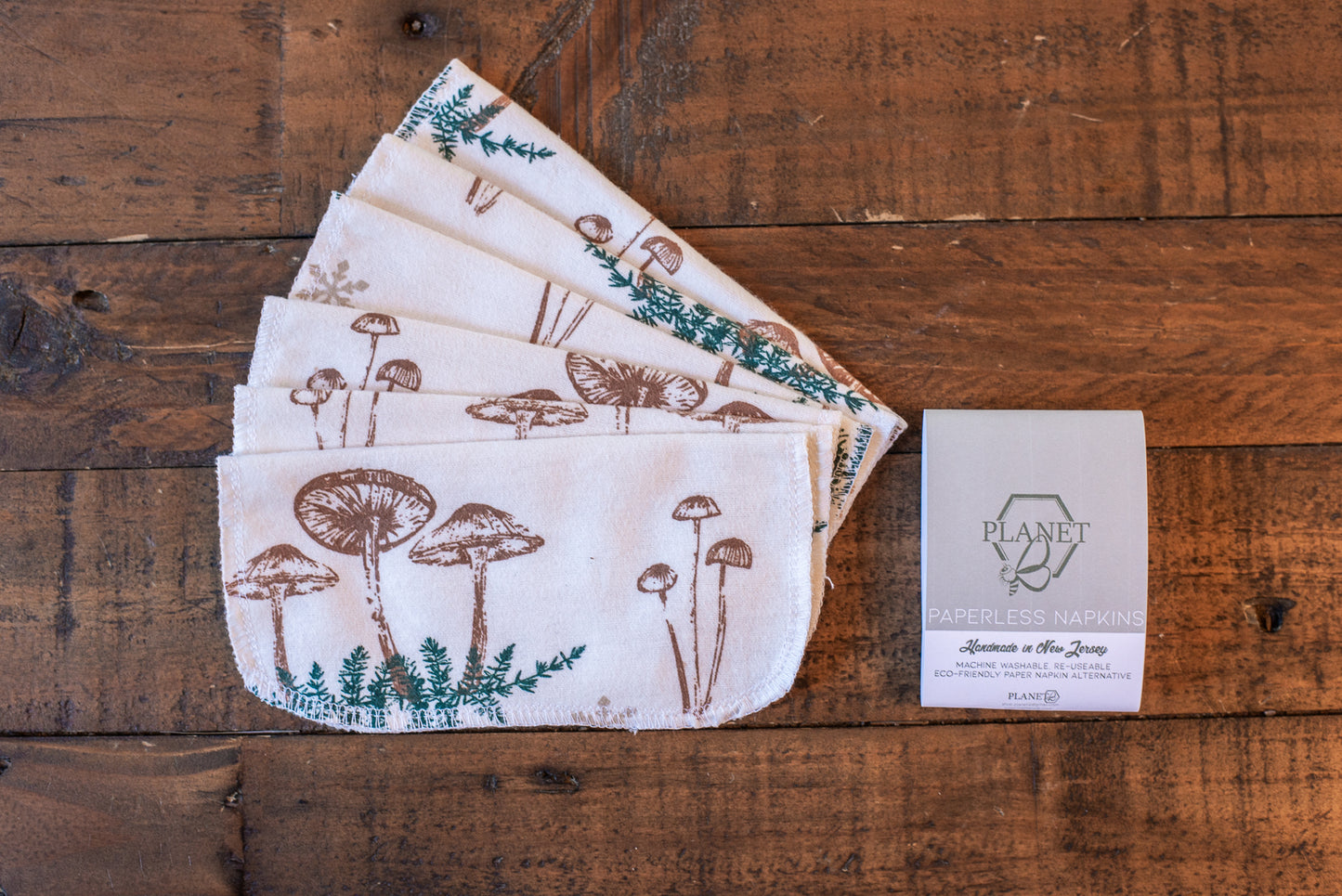 Paperless Napkins - Mushroom Forest
