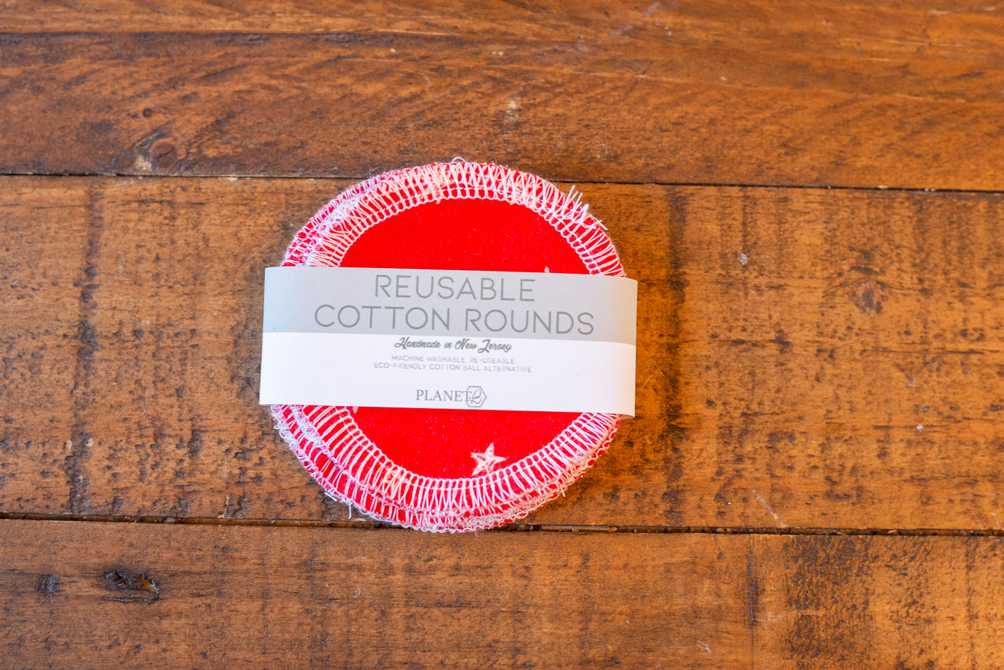 Cotton Rounds - Red Stars
