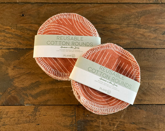 Cotton Rounds - Rust Arches