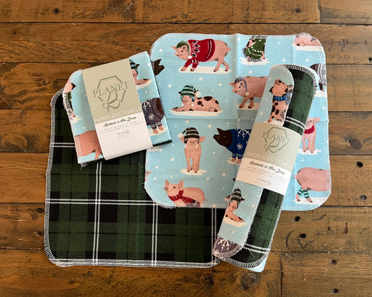 Paperless Towels - Holiday Hogs