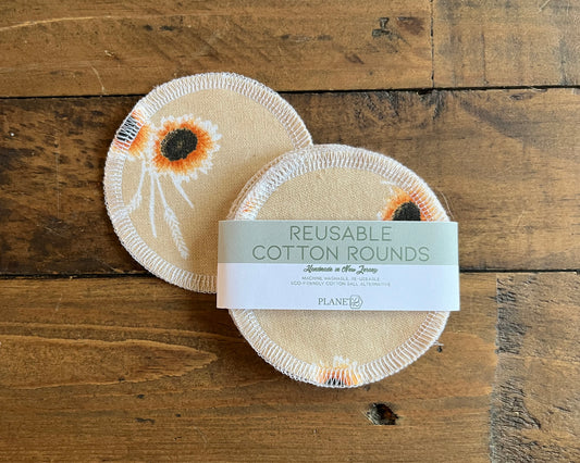 Cotton Rounds - Neutral Sunflowers