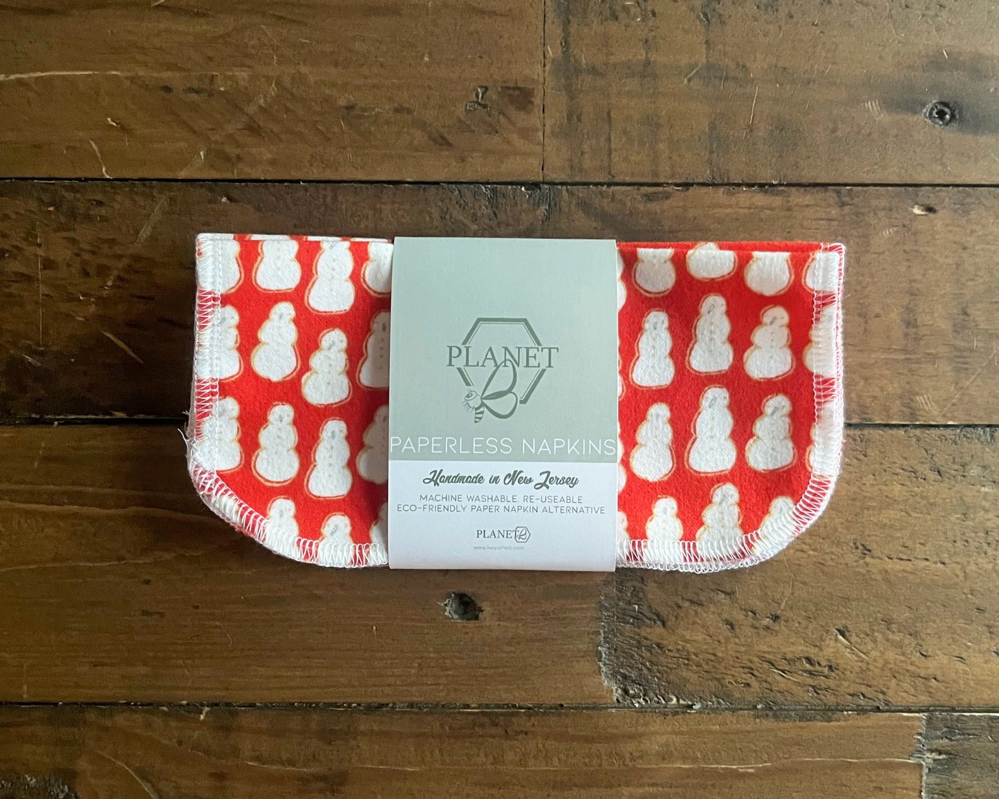 Paperless Napkins - Snowmen