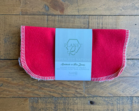 Paperless Napkins - Red Solid