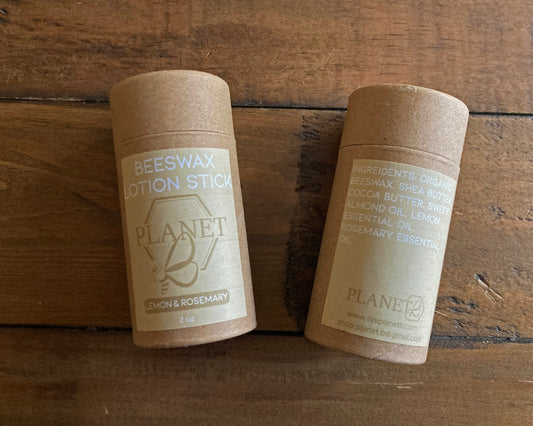 Beeswax Lotion Stick - Lemon Rosemary