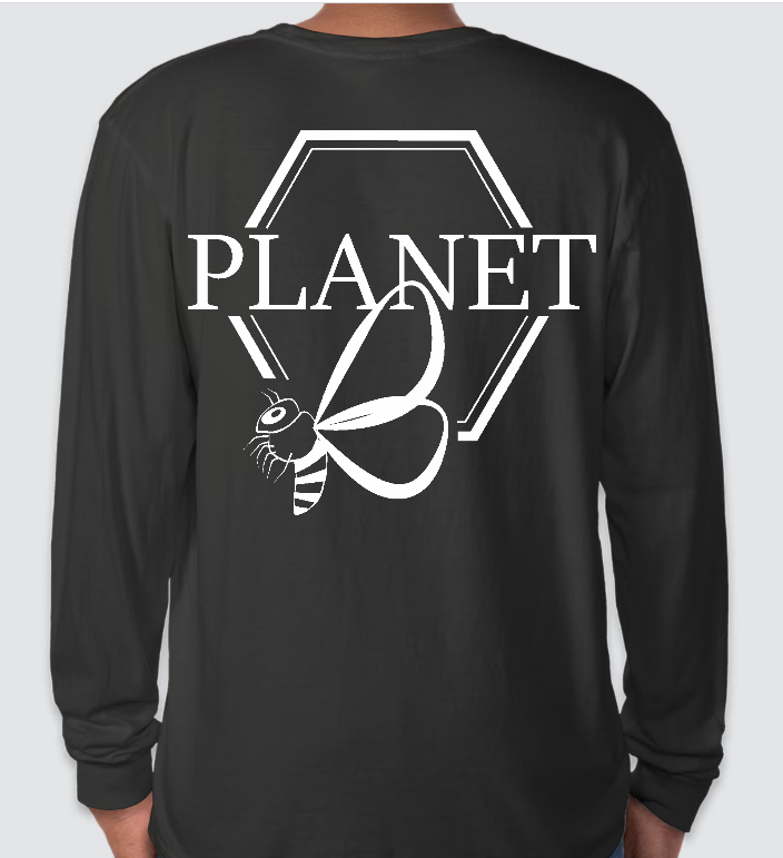 Long Sleeve Tee - Planet B Left Chest Graphic