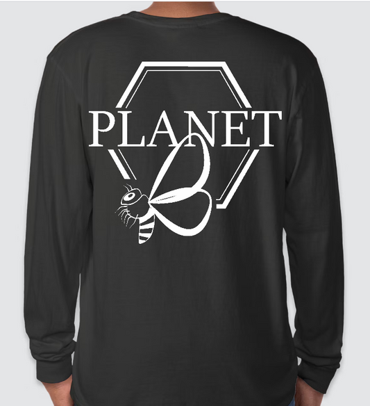 Long Sleeve Tee - Planet B Left Chest Graphic