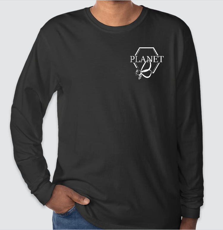 Long Sleeve Tee - Planet B Left Chest Graphic