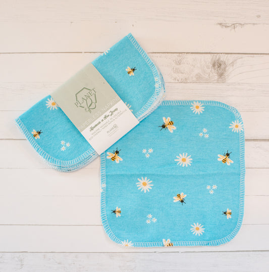 Paperless Napkins - Bees & Daisies