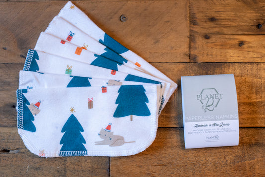 Paperless Napkins - Mischief Cats