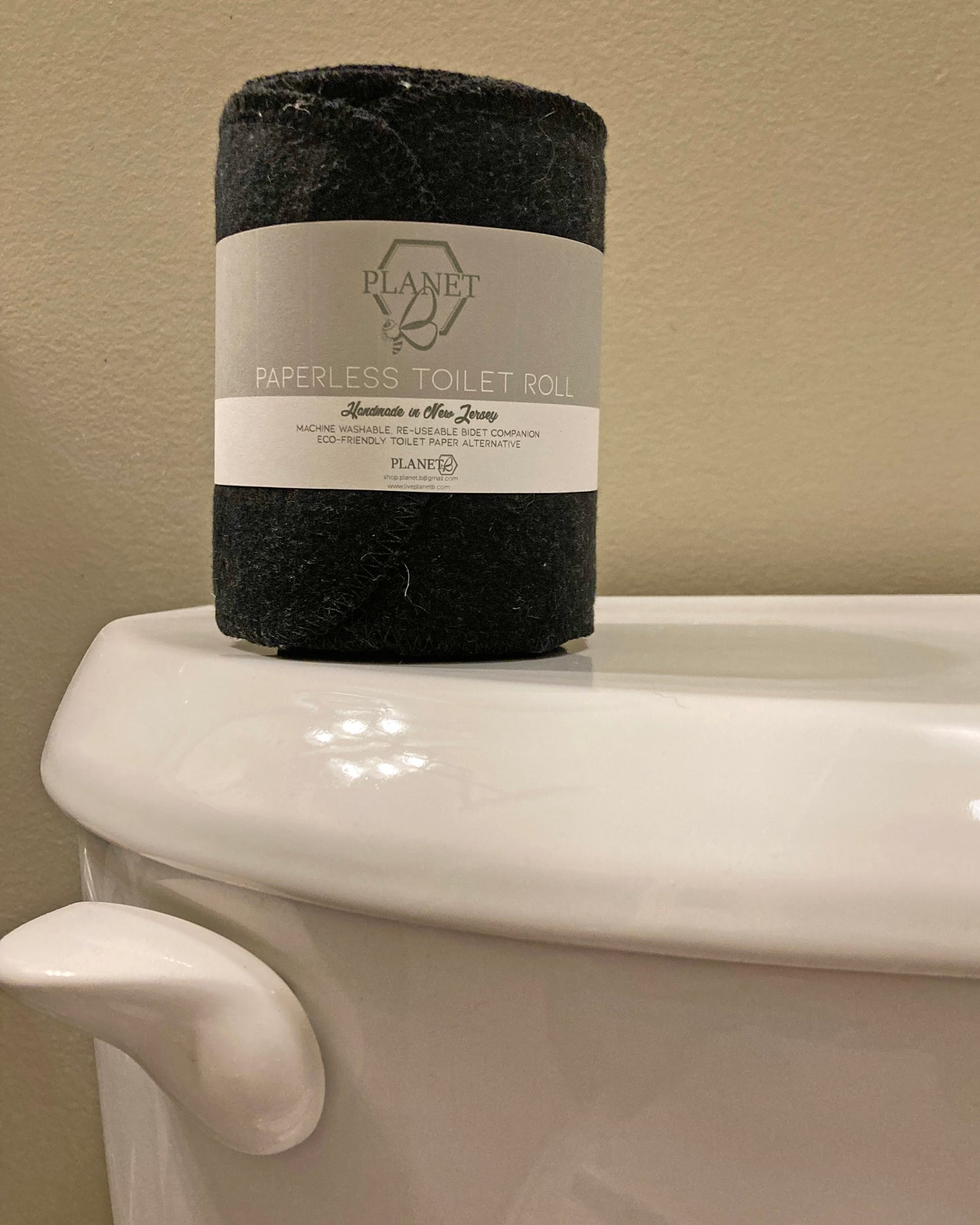 Reusable Toilet Roll - Black