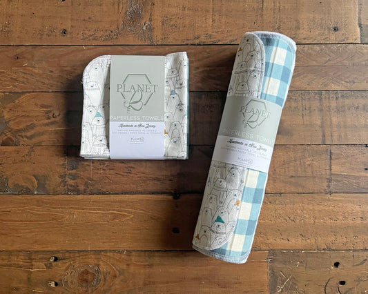 Paperless Towels - Cozy Bears