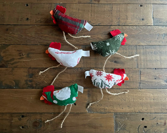 Holiday Scrap Fabric Cat Toys