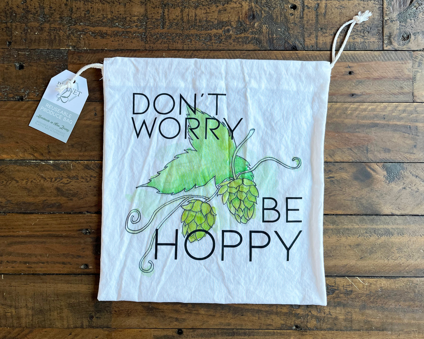 Produce Bag - Don't Worry, Be Hoppy