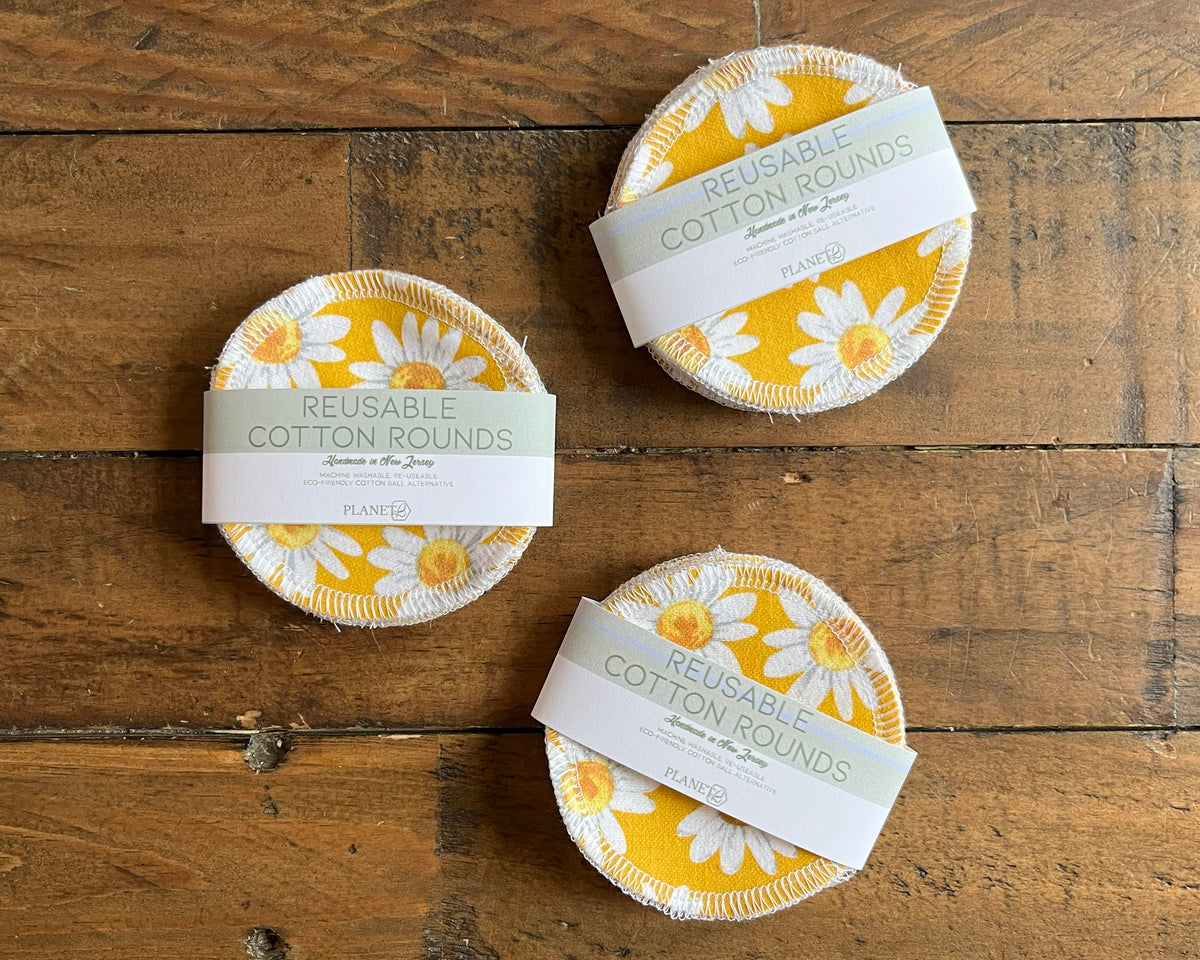 Cotton Rounds - 1,000 Yellow Daisies