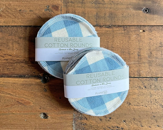Cotton Rounds - Plaid of My Dreams Sky