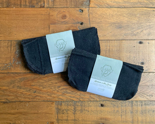 Paperless Napkins - Black Solid