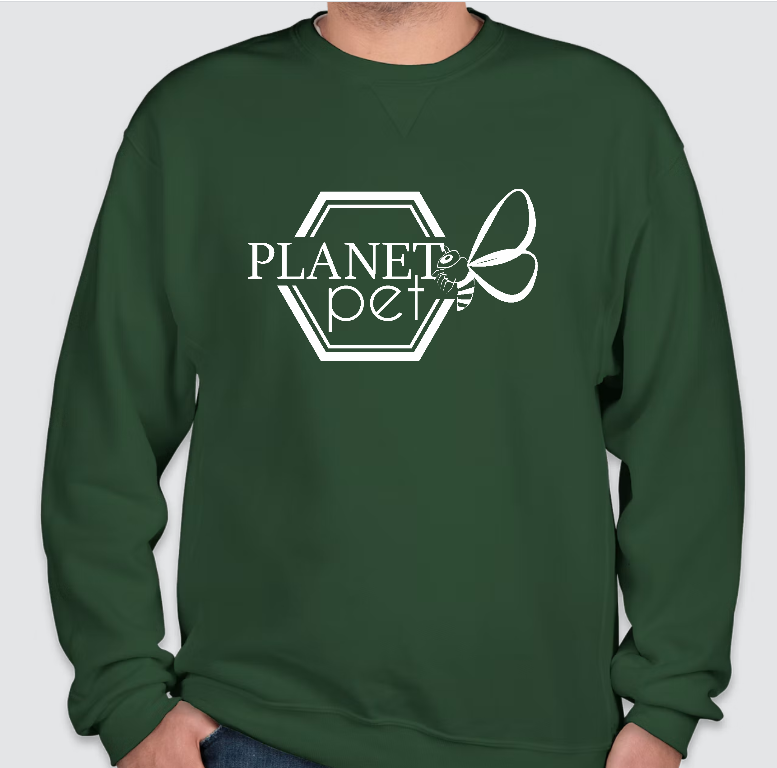 Crew Neck Sweatshirt - Planet B Pet