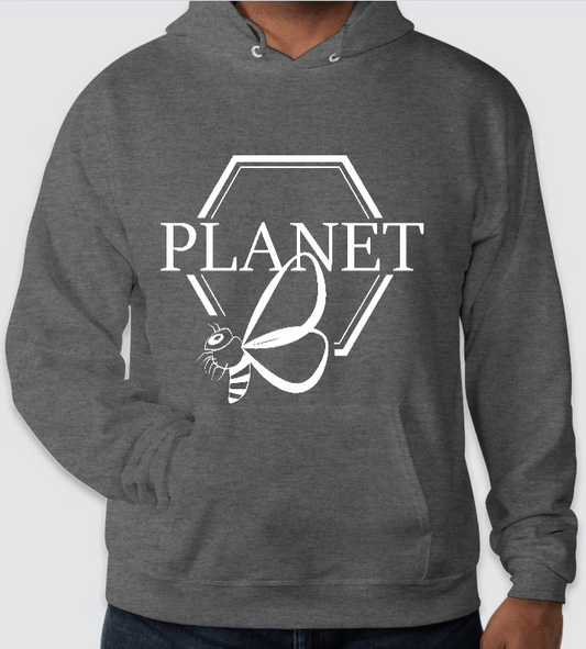 Hoodie - Planet B Center Front Graphic
